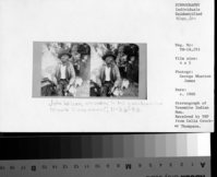 Stereograph of Yosemite Native American Man. Received by YNP from Celia Crocker Thompson. John Wilson, according to his granddaughter Minnie Karamanos, 11-26-93.