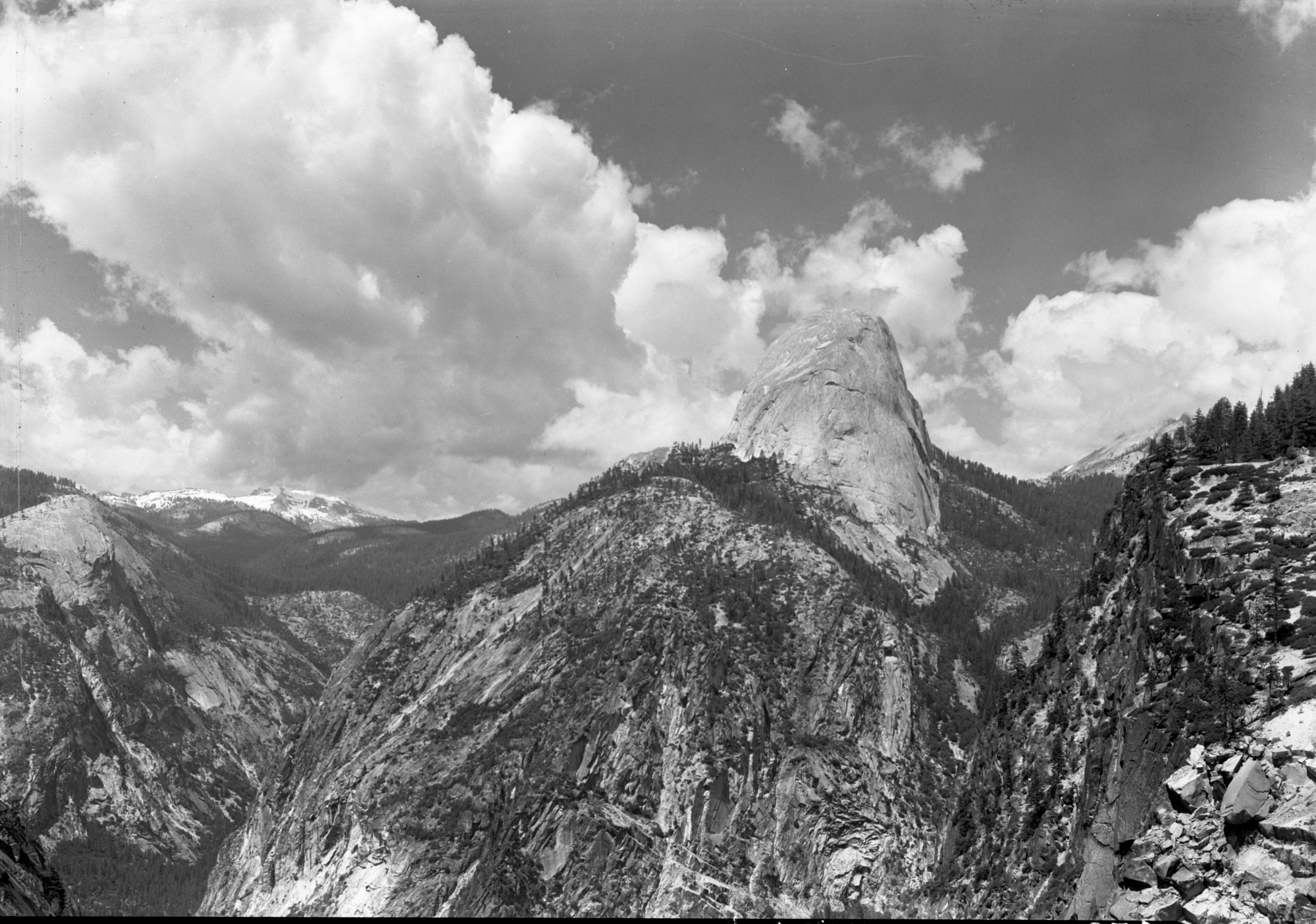 Half Dome from point near 11 mile trail.