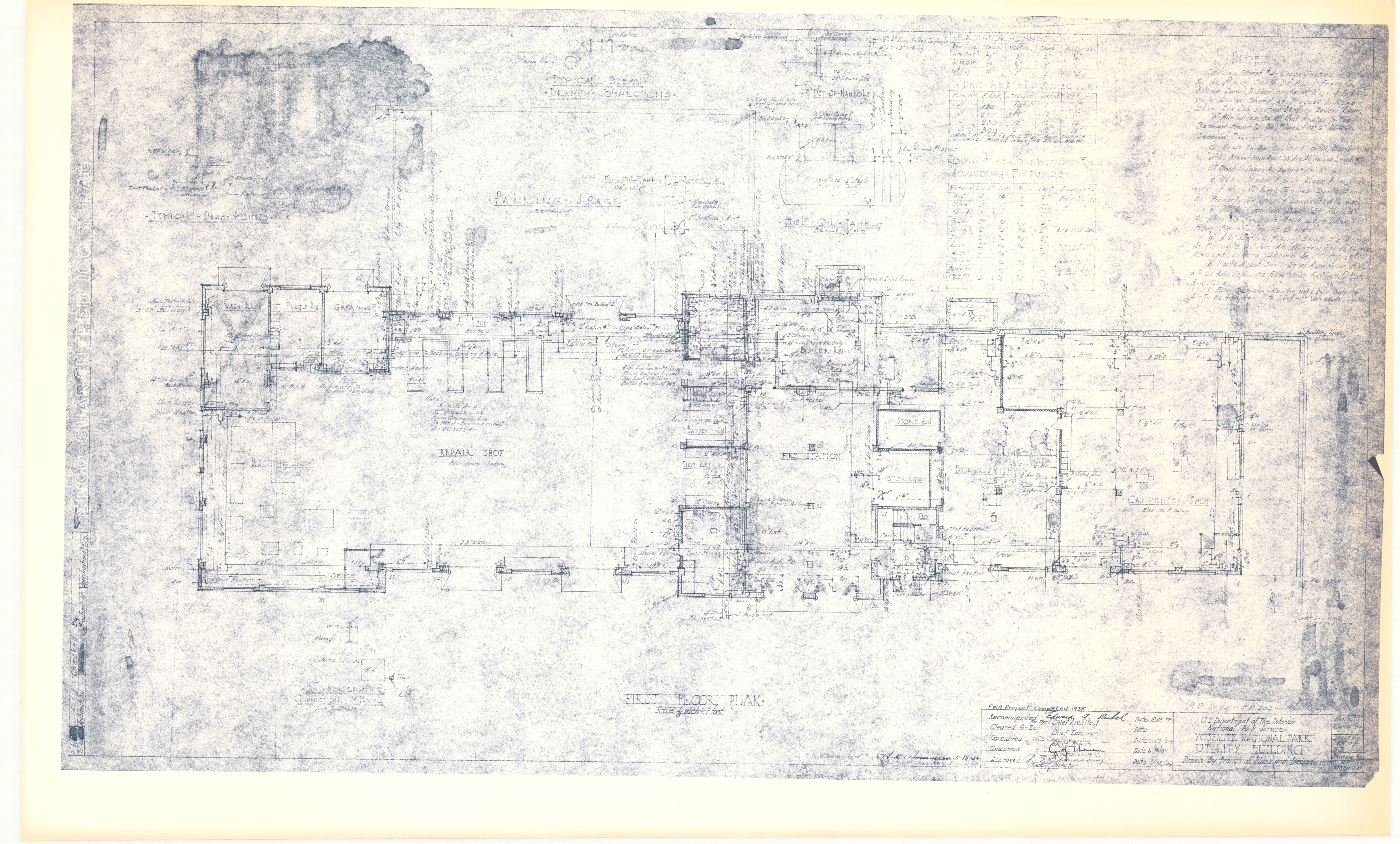 Yosemite National Park Utility Building