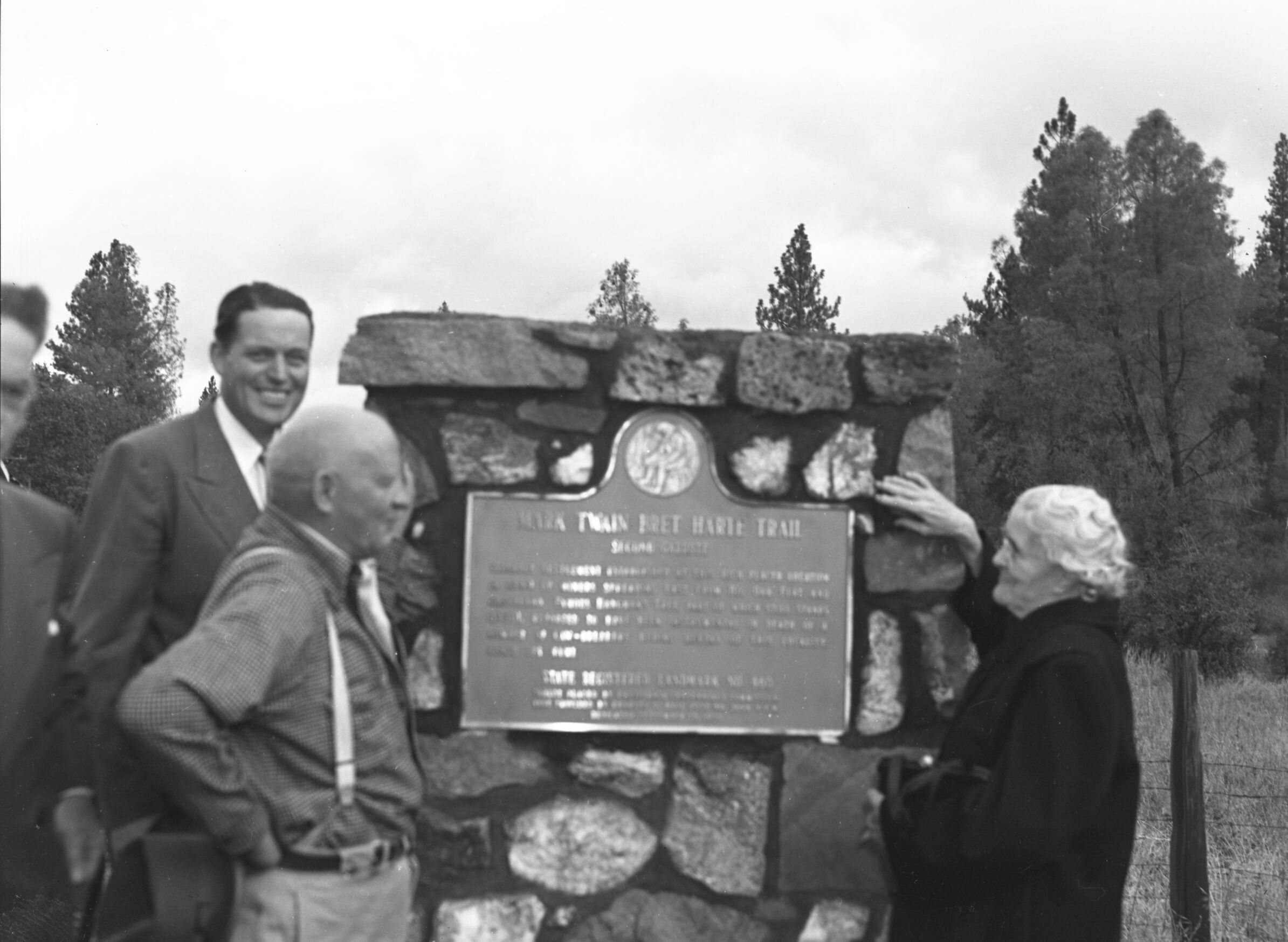 Dedication of Second Garrote Centennials Plaque