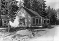 Main building from the south. White Wolf Lodge. Copy Neg: 11/96 L. Radanovich.