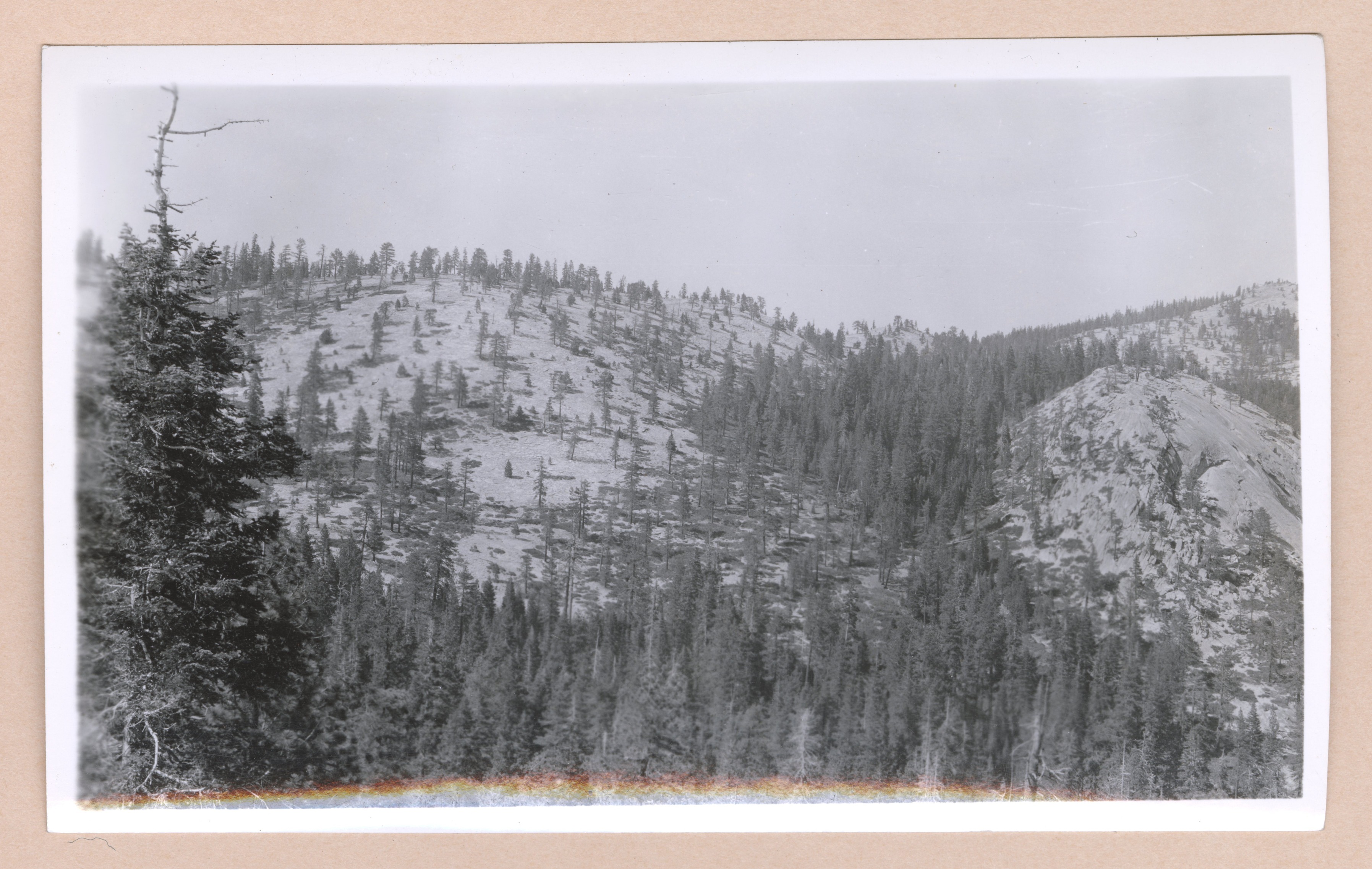 JW in ravine, J semi-barren type on left; J-ApQv & Ba on left; Unsurveyed, T3s R23E, El 7800