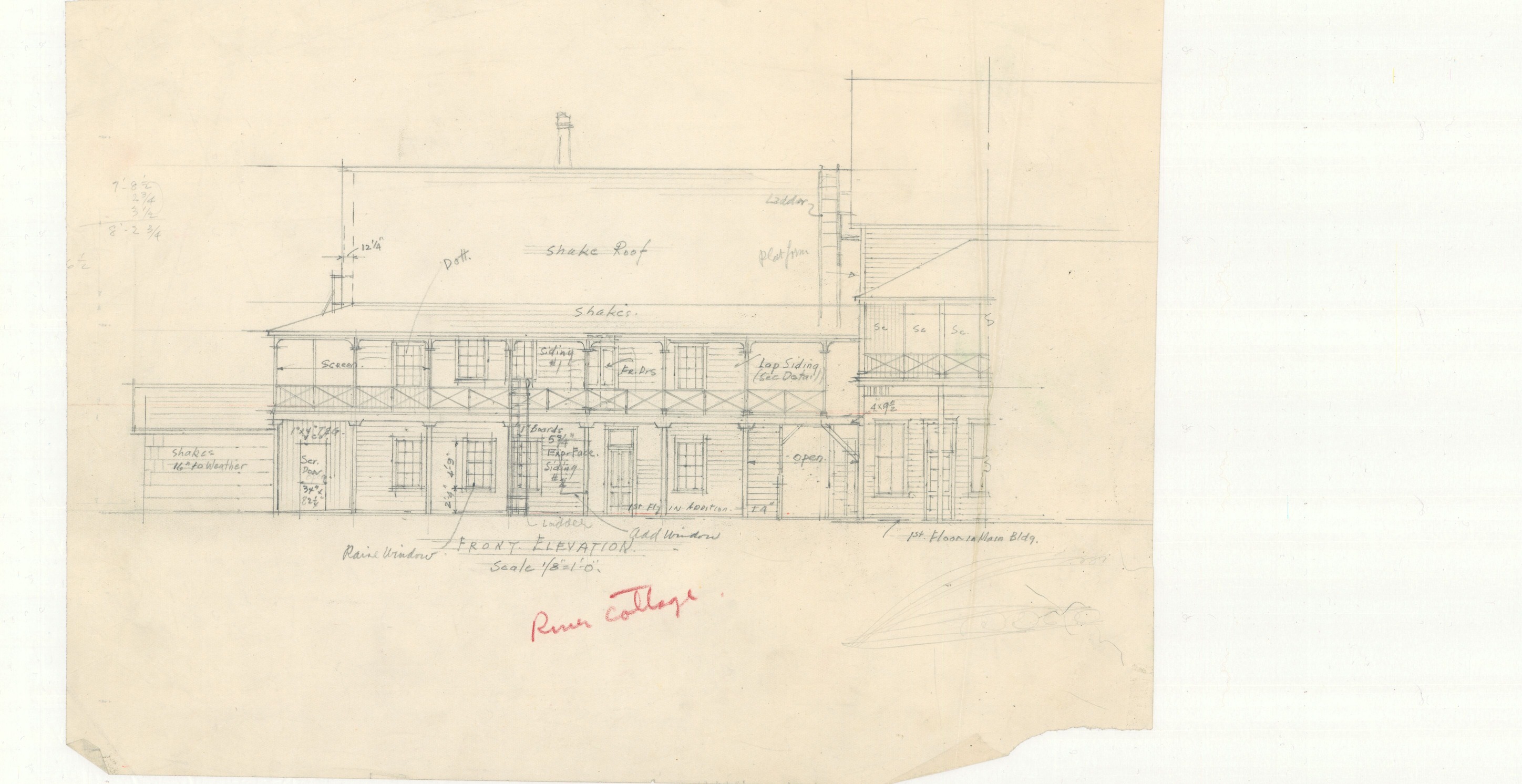 River Cottage - Front Elevation