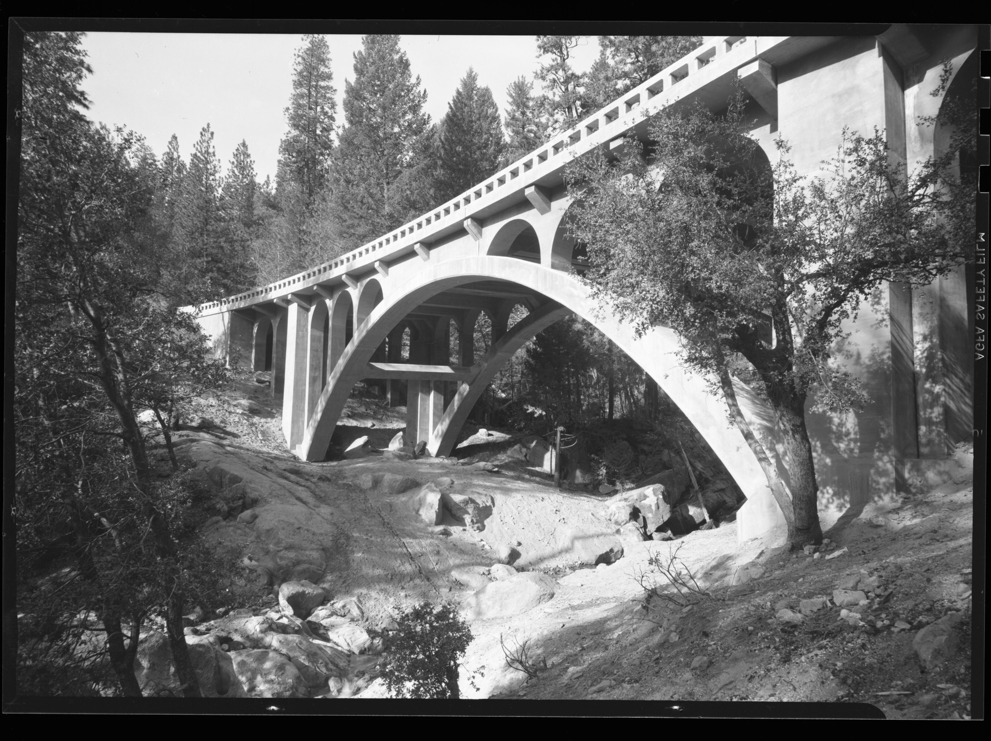 Bridge across Tamarack Creek on Big Oak Flat Road.