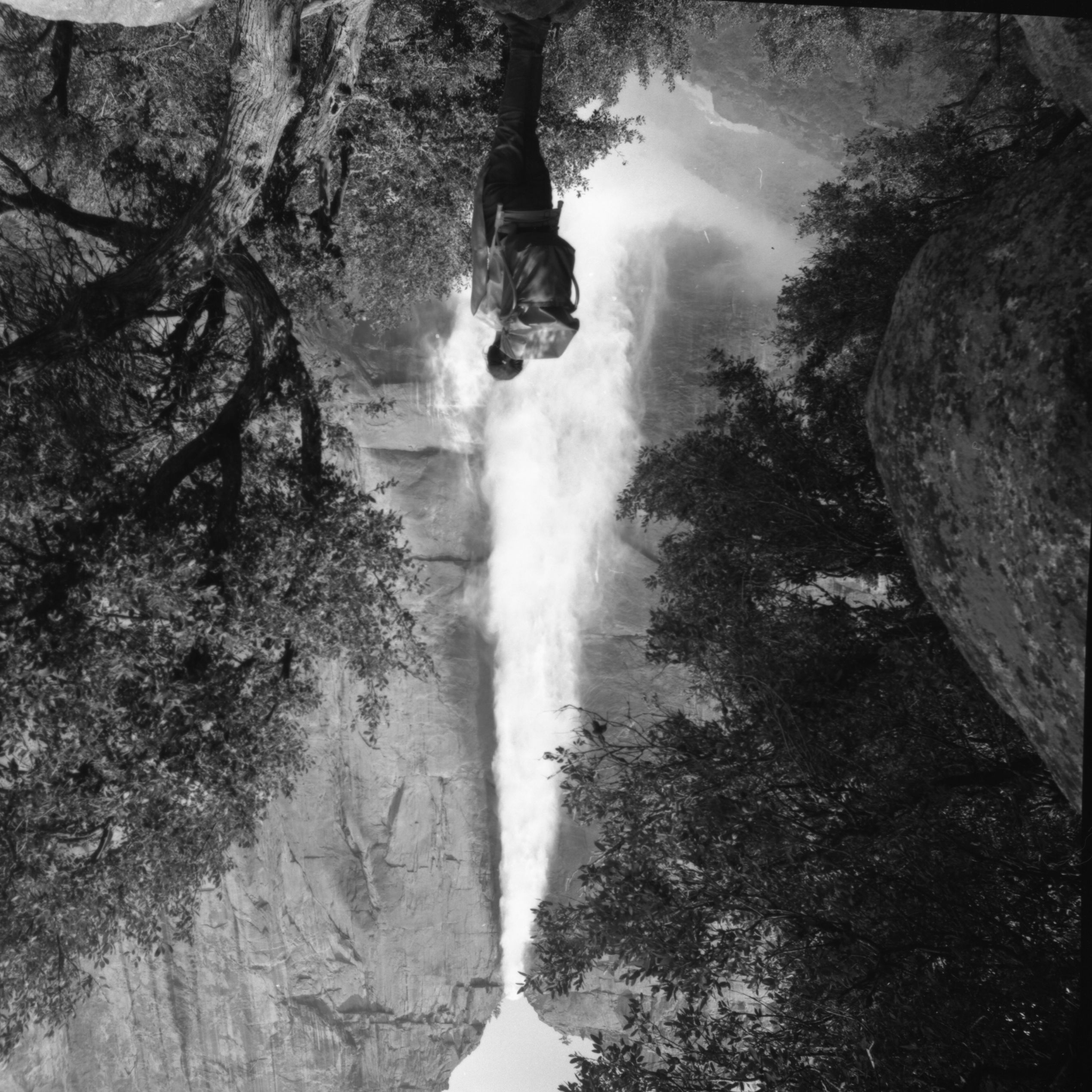 Yosemite Falls, upper from Yosemite Falls Trail.