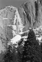 Fall & ice cone from Valley floor.