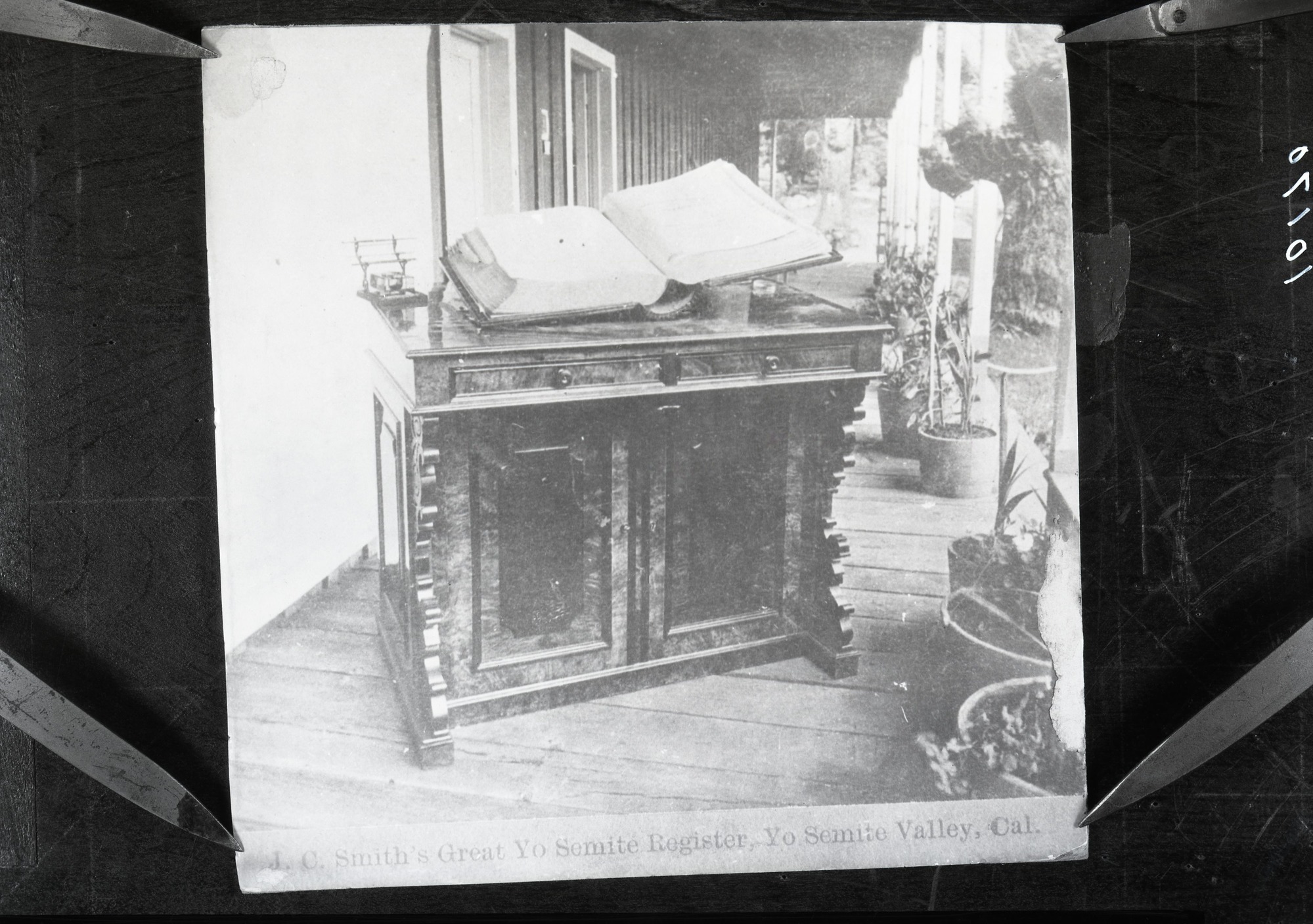 Register J.C. Smith's Yosemite Valley