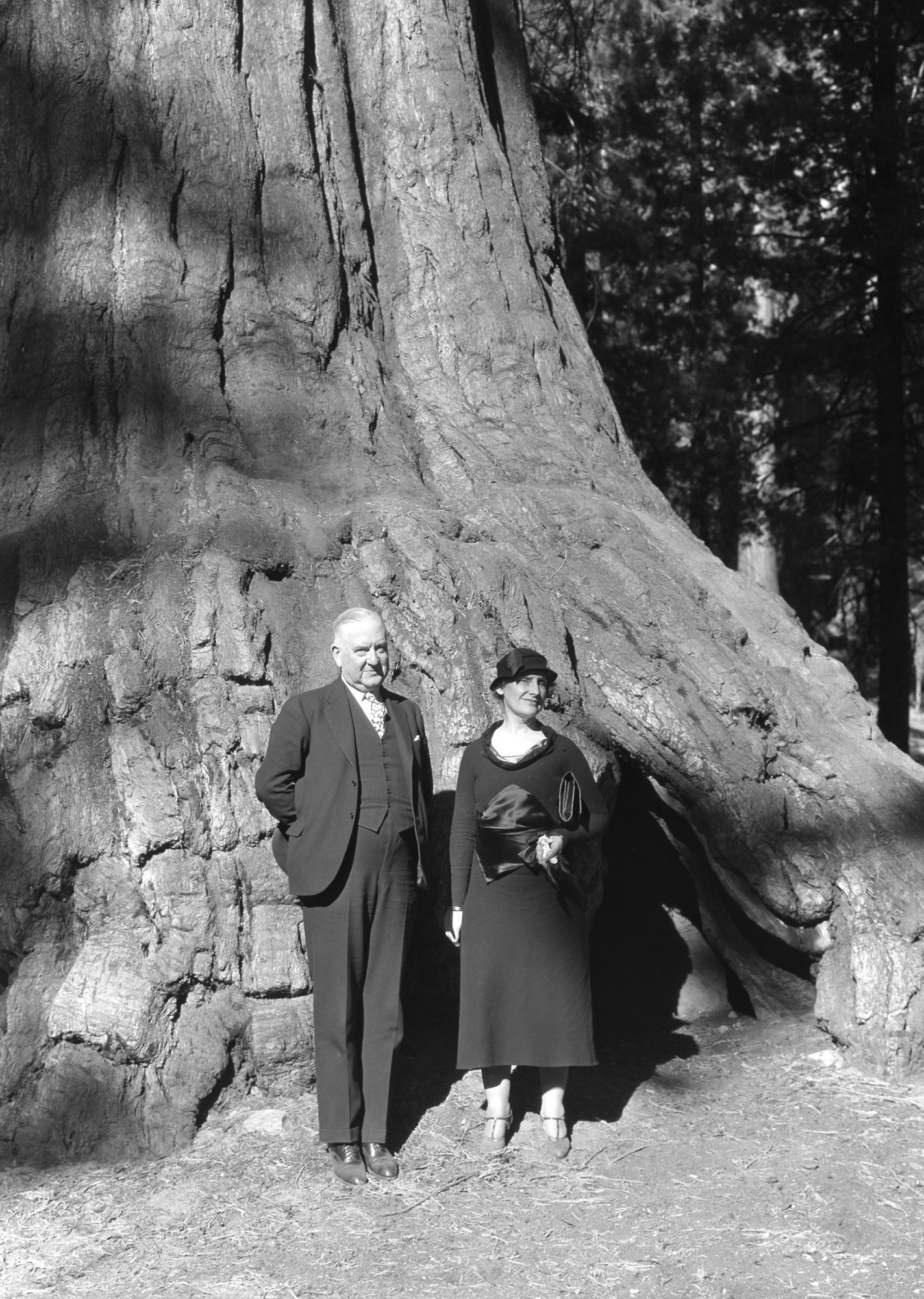 L to R: Mr. P.J. Haggerty, U.S. Mint, S.F. and Mrs. Nellie Taylor Ross, ex governor of Wyoming & Director of U.S. Mints