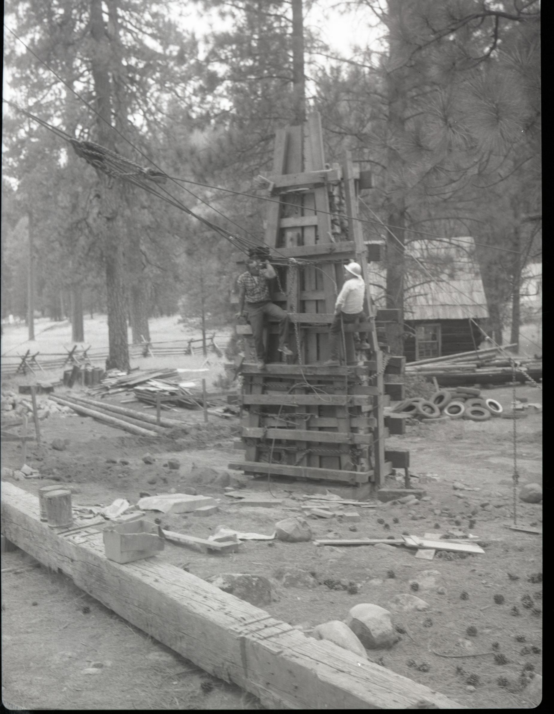 Details of moving of Jorgensen Cabin