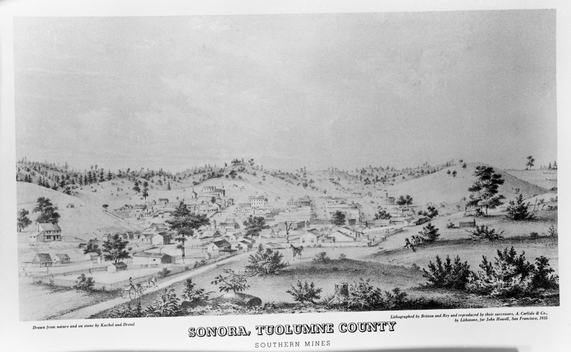 Sonora CA copied from an early print