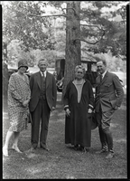 Gov. Young, Mr. and Mrs. Horace Albright and Mr. Albright's mother. copied by Mike Floyd. copied September 1991.