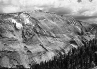Clouds Rest from Tenaya Lake trail North