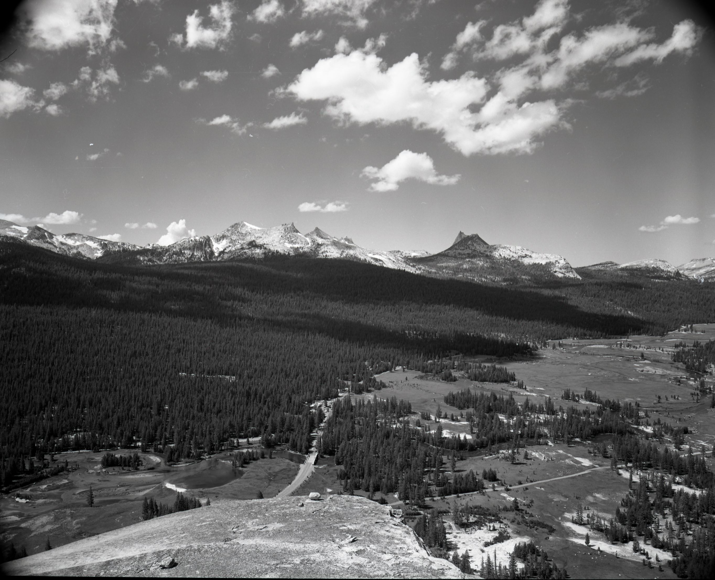 Cathedral Range from Lembert Dome.