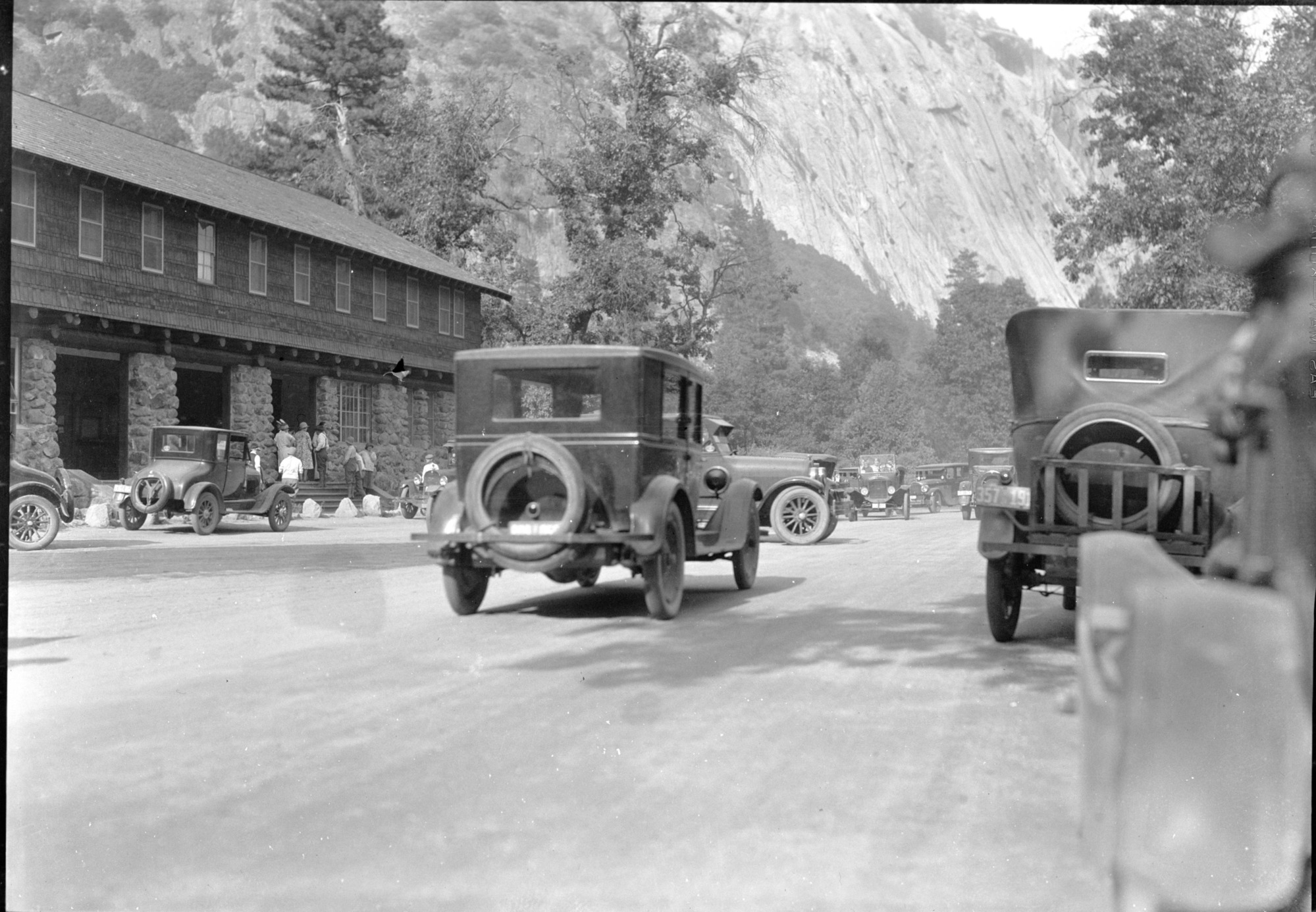 In front of the Post Office.