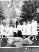 ON CROSS REFERENCE CARD: HISTORY; Special Events; Memorial Services; Galen Clark's Funeral; RL-14,385 & RL-2567