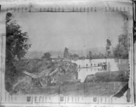 Copy of an old mining scene. copied by Ralph H. Anderson, copied March 1939