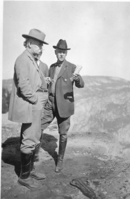 Sec. Fall & Stephen T. Mather at Glacier Point.