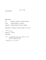 Superintendent's Annual Report