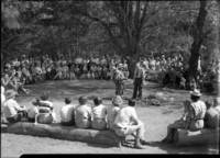 Native American demonstration.