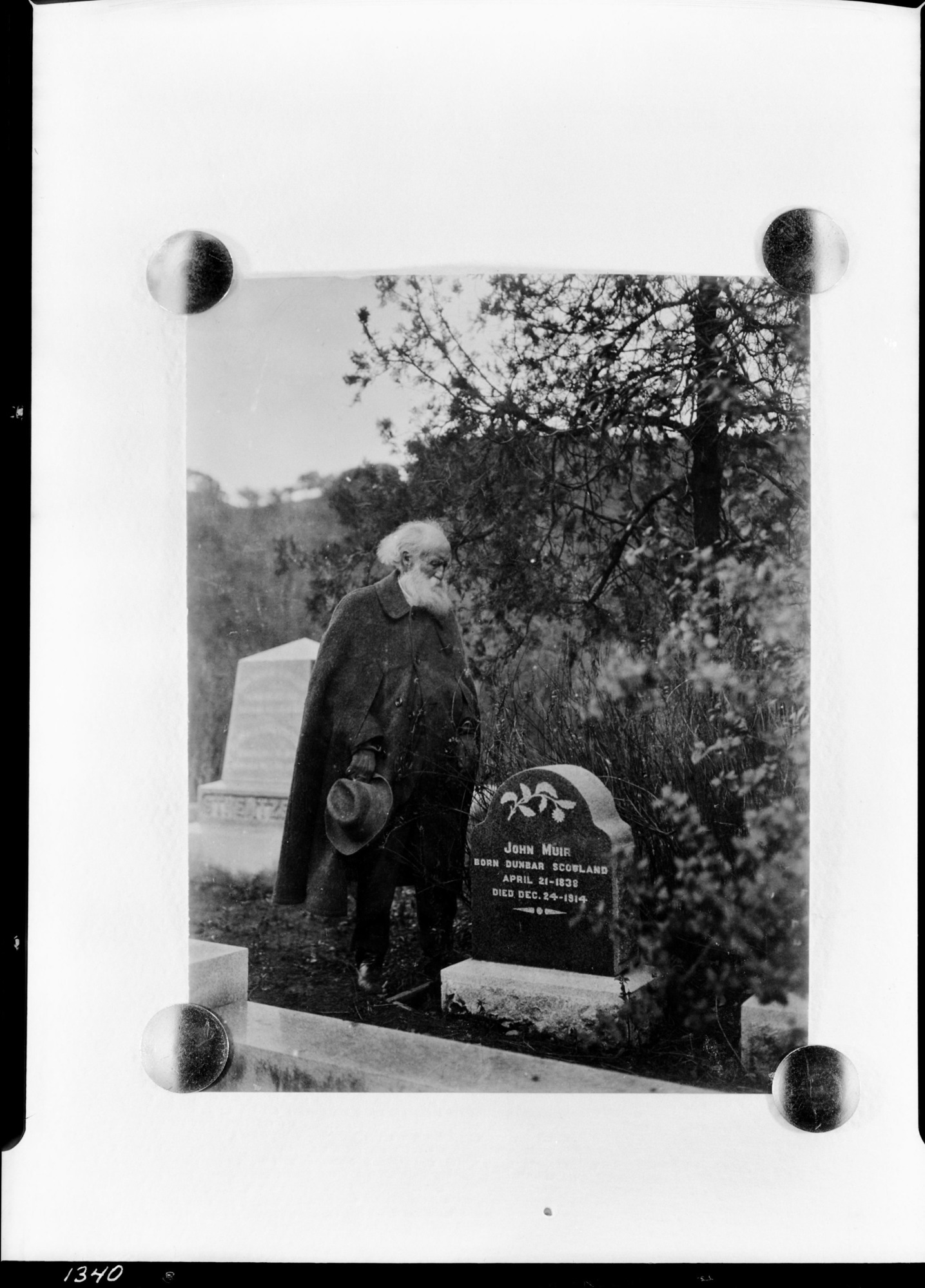 John Burroughs at Muir's grave.