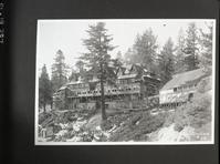 Glacier Point Hotel. Copied from Gutleben photo album (YOSE 14339).