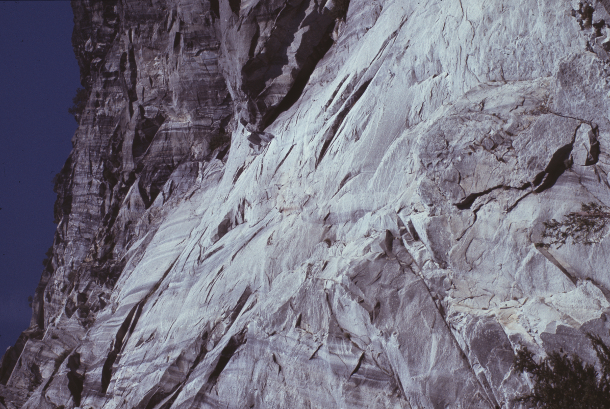 Path of slide- origin at top