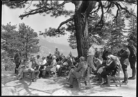 Congressional party at Glacier Point. House Appropriations Committee for the Interior Dept.