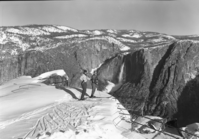 Ed Beatty and George Goldworthy at Glacier Point overlooking the Valley.