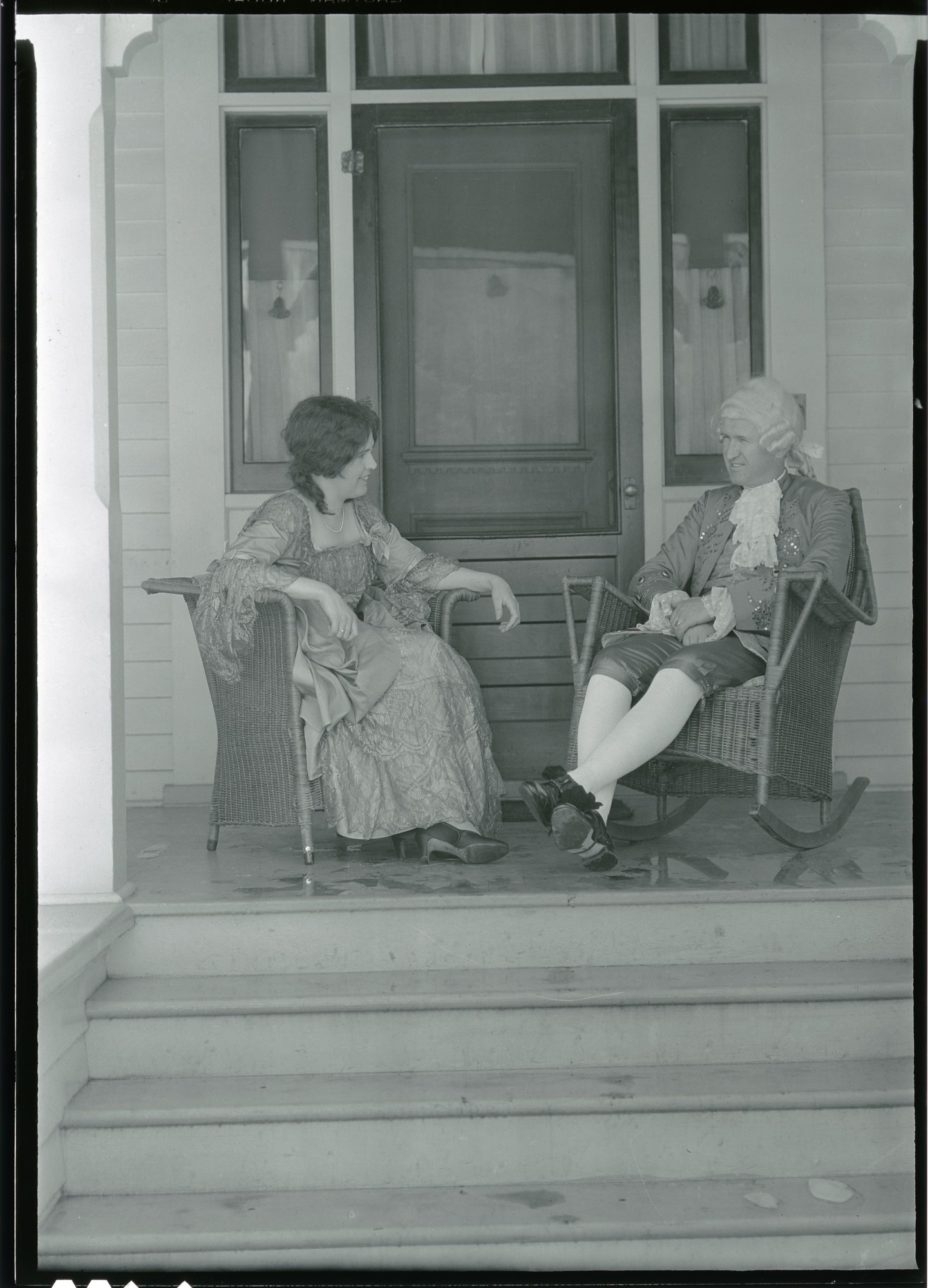 Mr. & Mrs. Horace Albright in Bracebridge costume.
