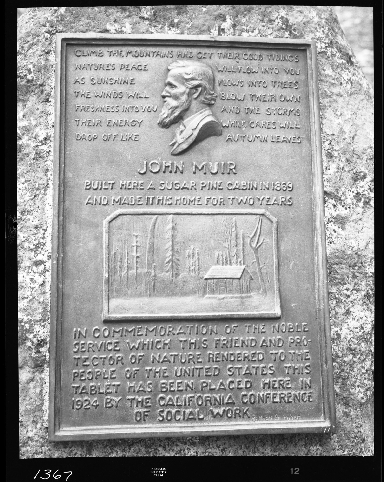 John Muir Plaque.