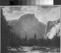 Copied from the photo album of Robert Lindsey, who worked on the Yosemite Valley survey as a civil enginner. 1903 - 1905. Copied October 1983 by Michael Dixon.