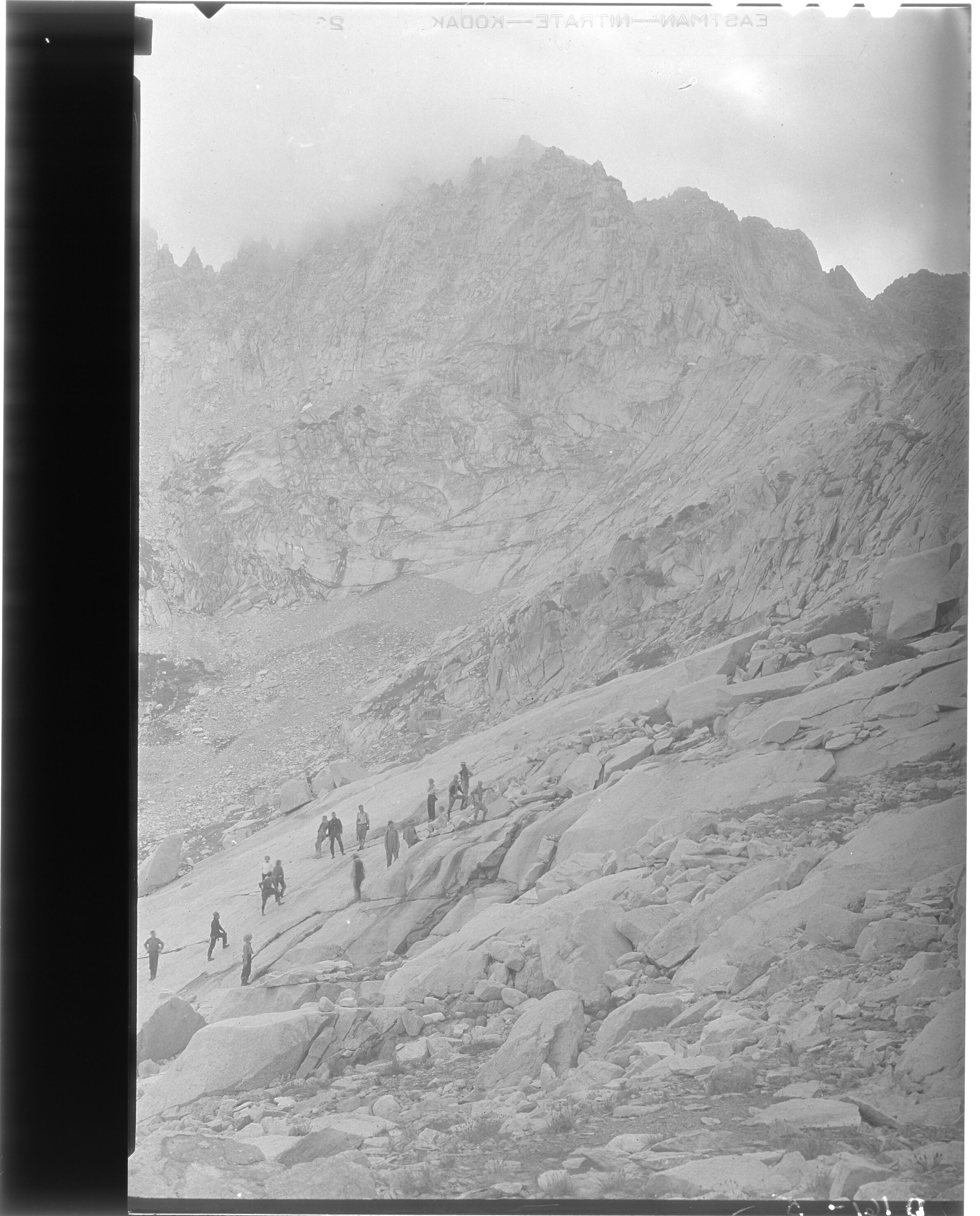 1934 Yosemite Field School at the base of Matterhorn Peak.