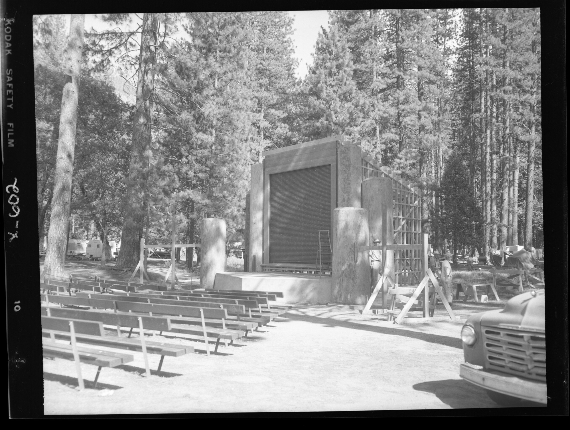 Camp 7 Amphitheatre under construction