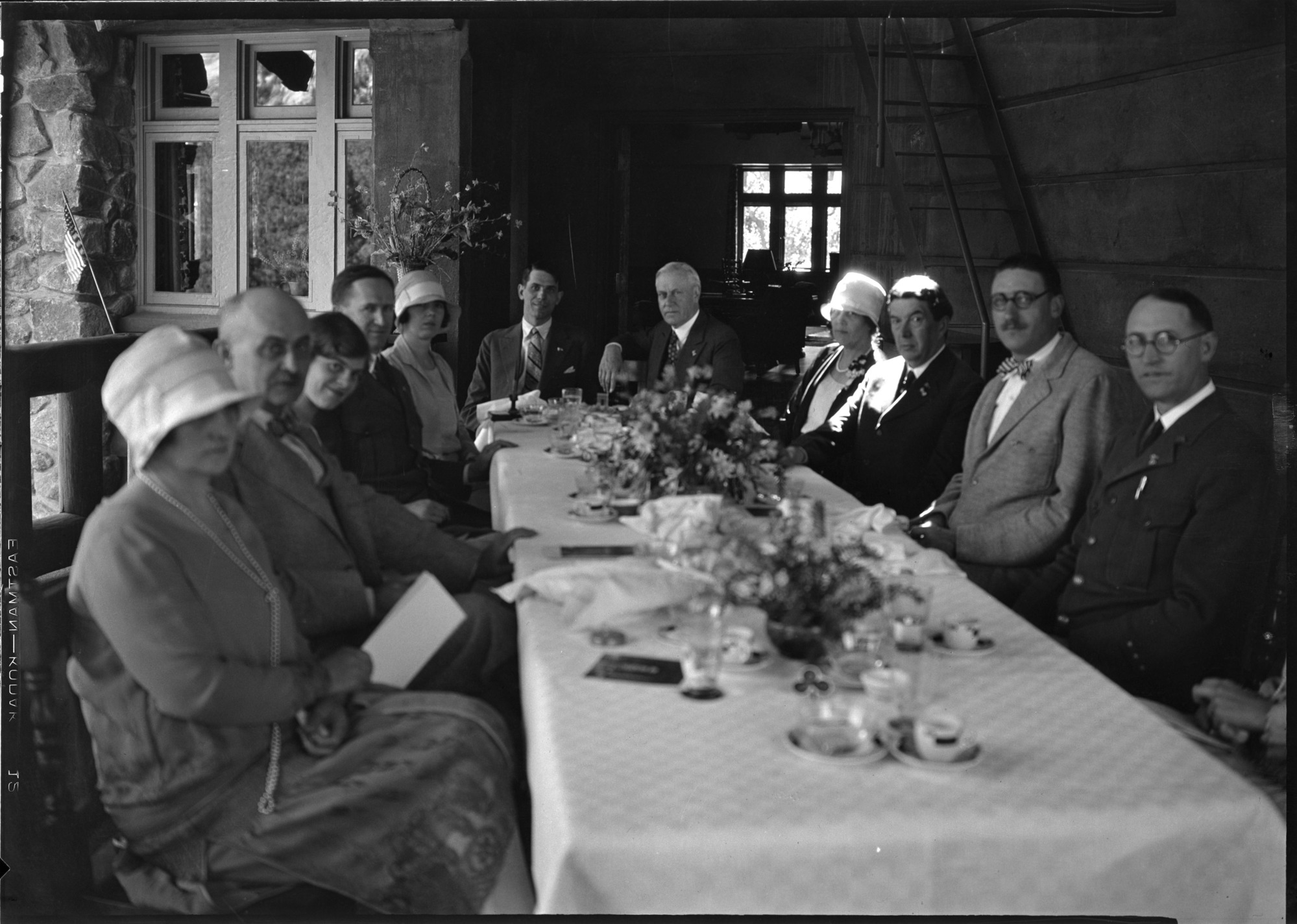 Director Mather's birthday party.