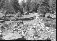 Schelite mineral claim near Dorothy Lake.