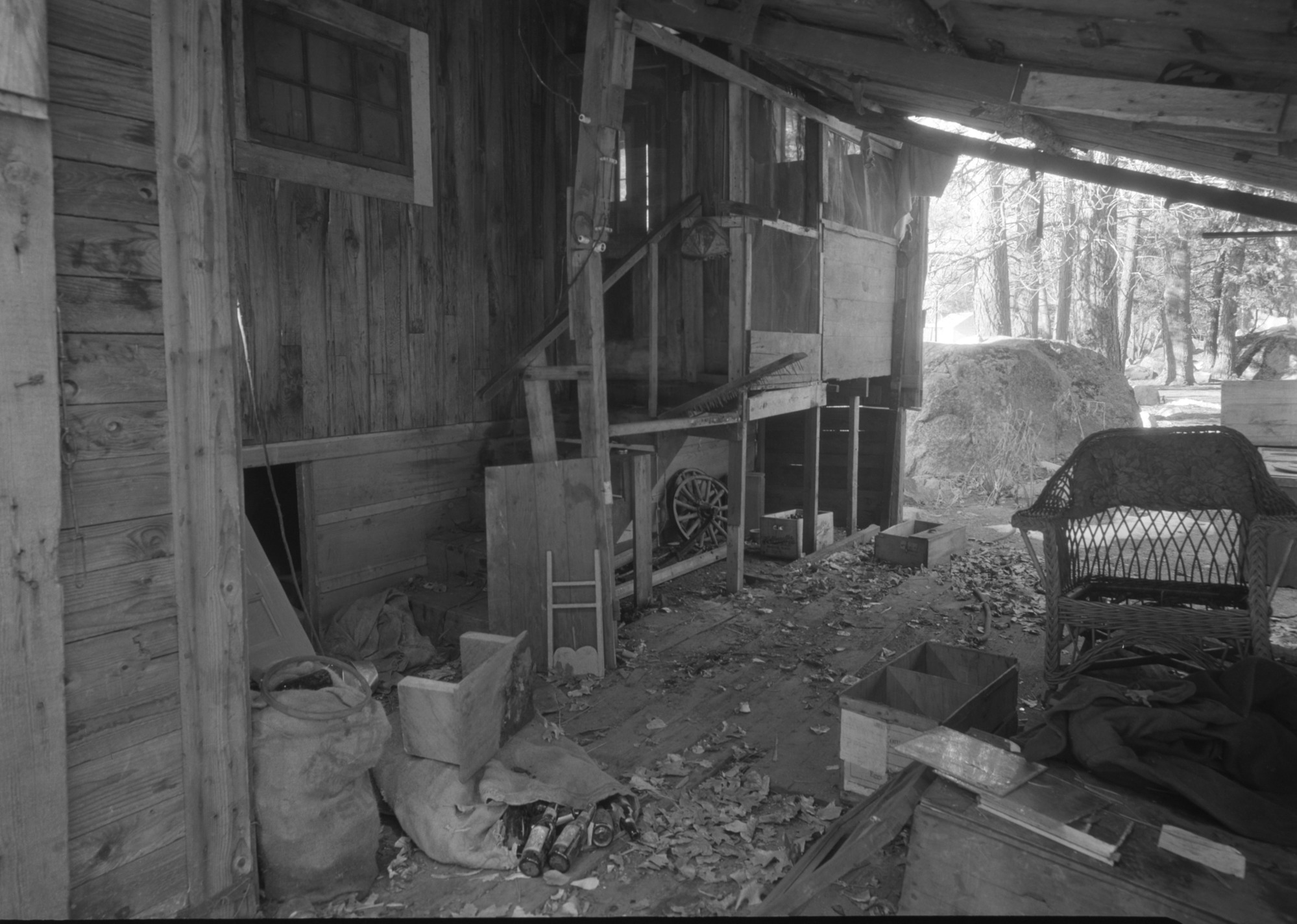 Back door of Kirk house in Old Village.