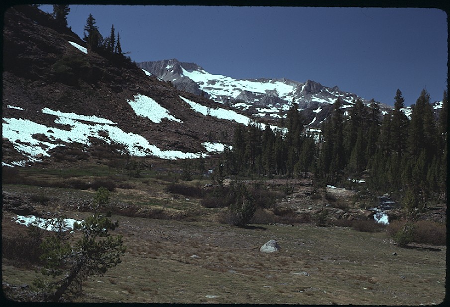Sierra Crest from Great Tioga Mine