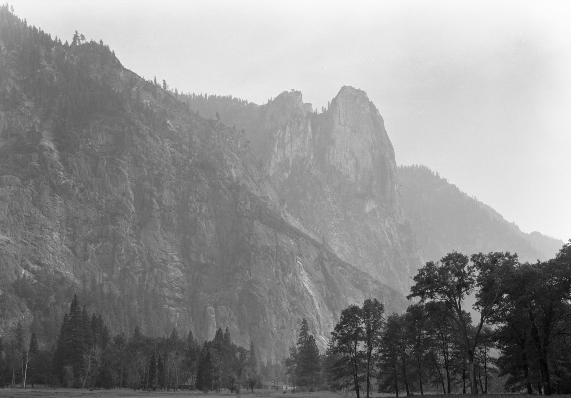 South wall of Yosemite Valley (for Max Antlers painting study)