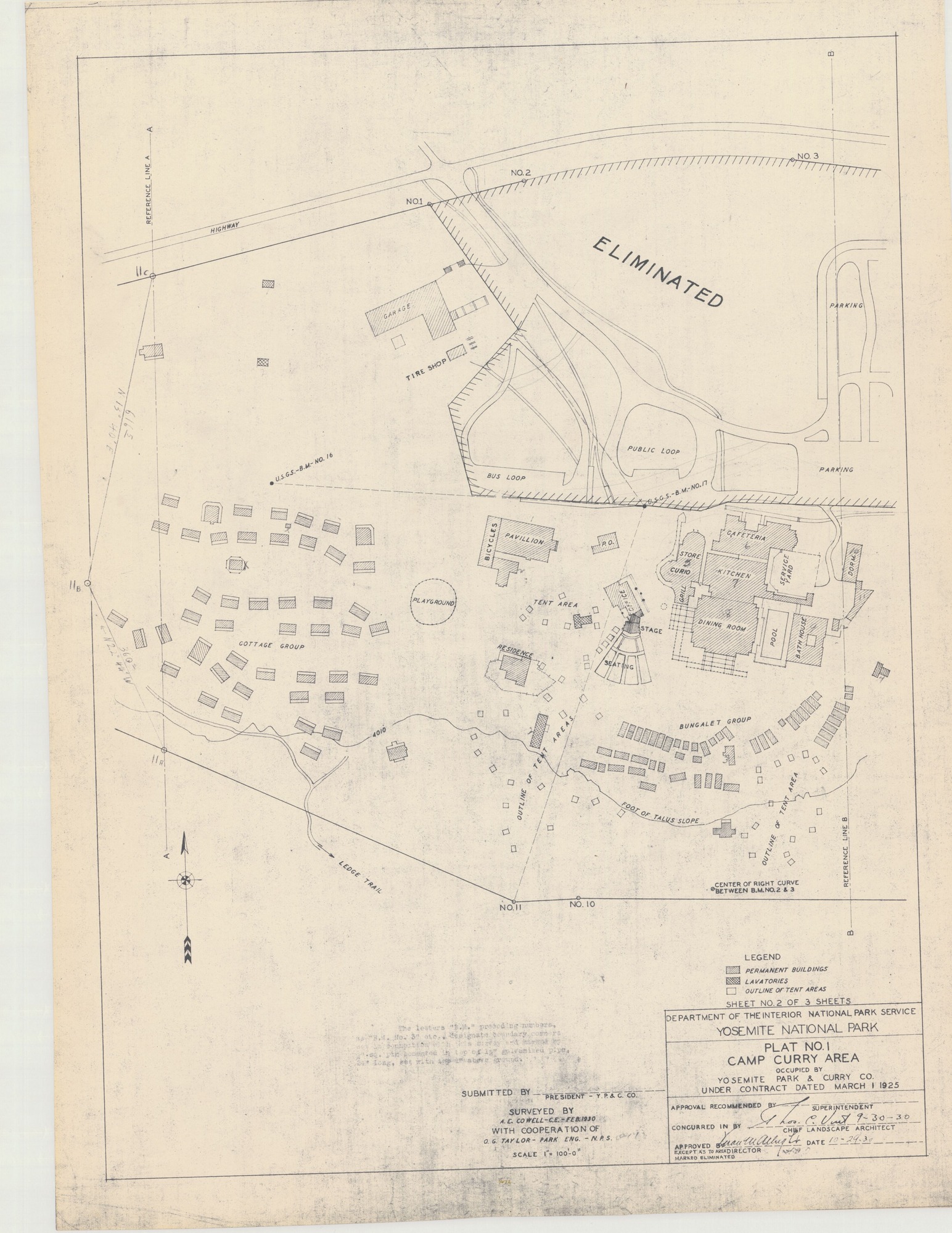 Plat No. 1 Camp Curry Area