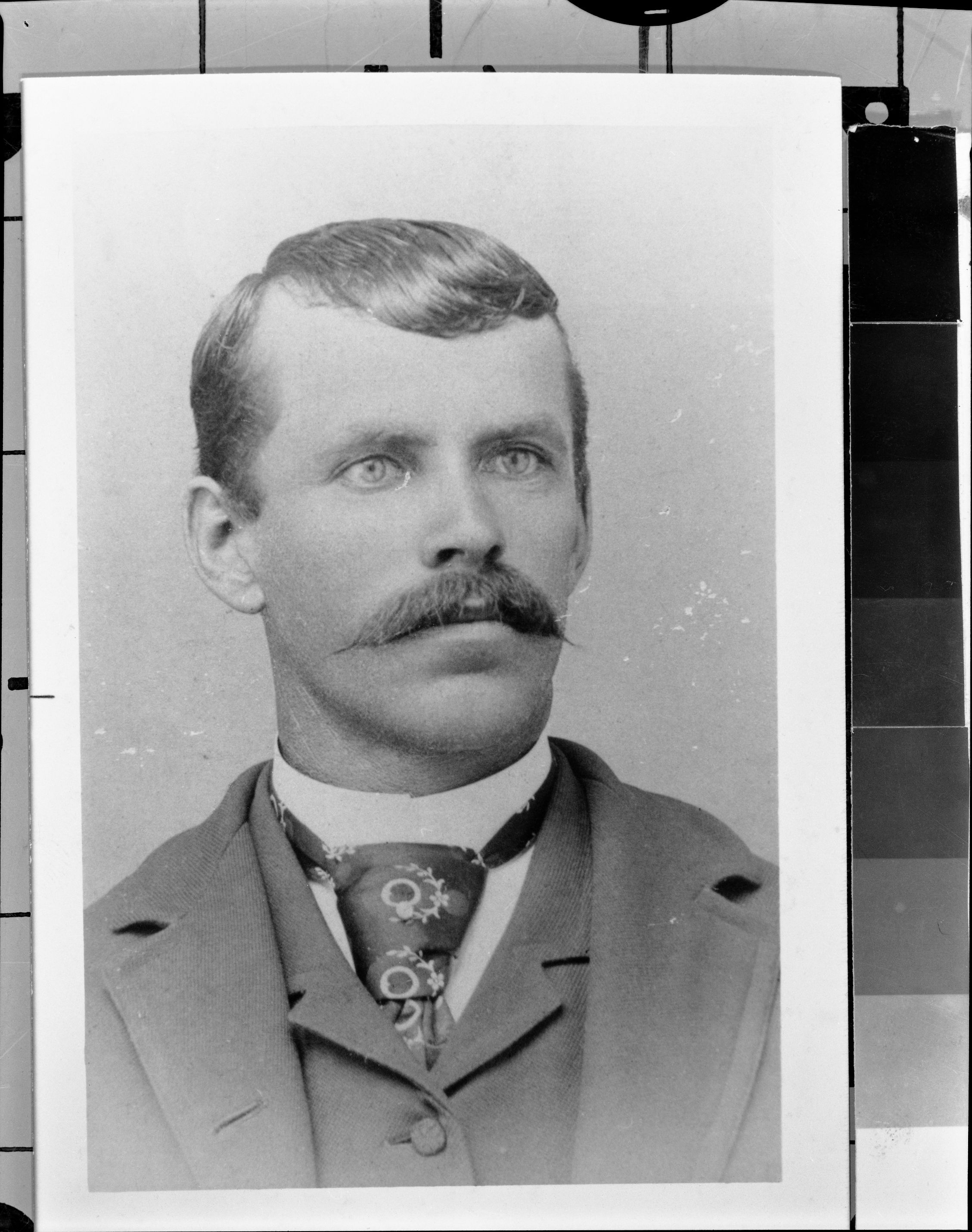 Andrew "Jack" Gaylor in Lander (Fremont Co.) Wyoming. Copied October 1983 by Michael Dixon. Photo copied courtesy Donald McKinney.