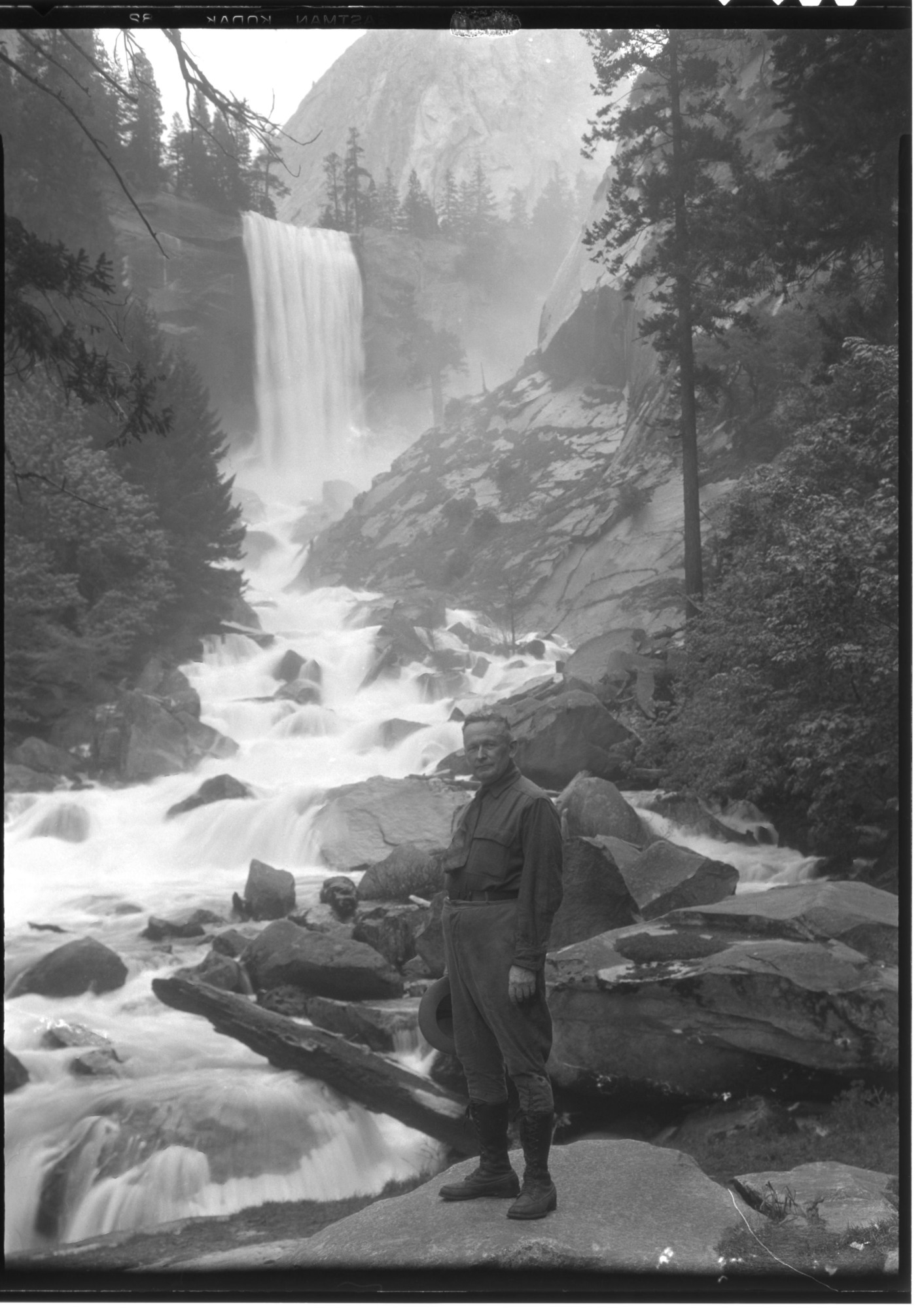 Gov. Young at Vernal Falls.