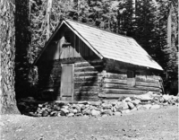 Biledo Cabin near Mariposa Grove. copied in 1950