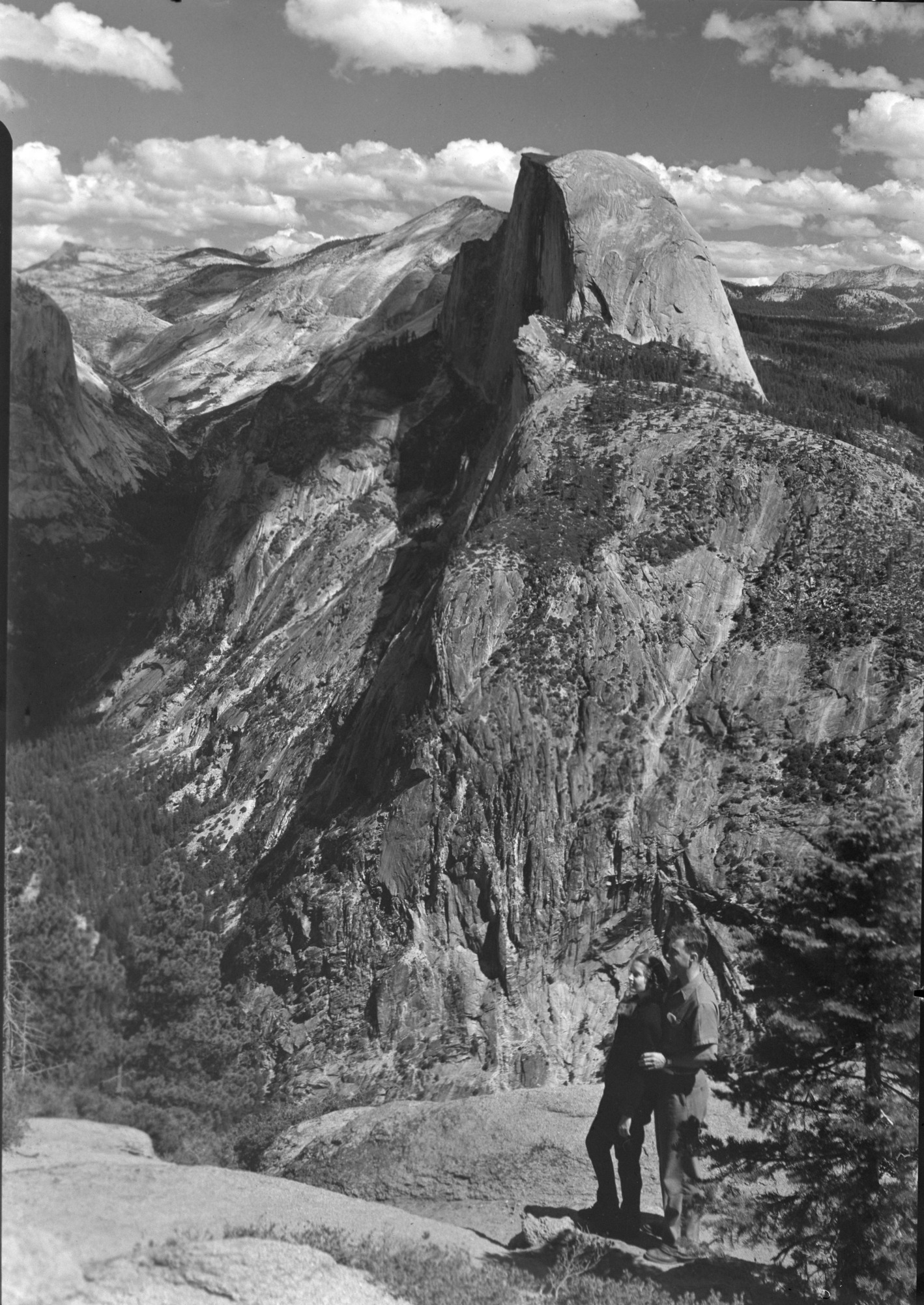 Ranger & Mrs. B. T. Campbell of Blue Ridge Parkway in foreground.