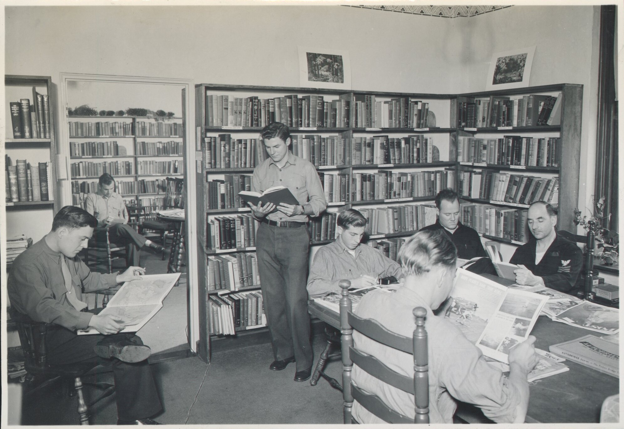 Ahwahnee Naval Hospital - 3rd floor library