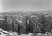 Supt. Kittredge and Carl Danner at Tuolumne Peak Pass.