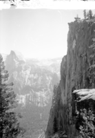 Glacier Point near Firefall Point. Negative has severe scratches at the top edge le 12/91