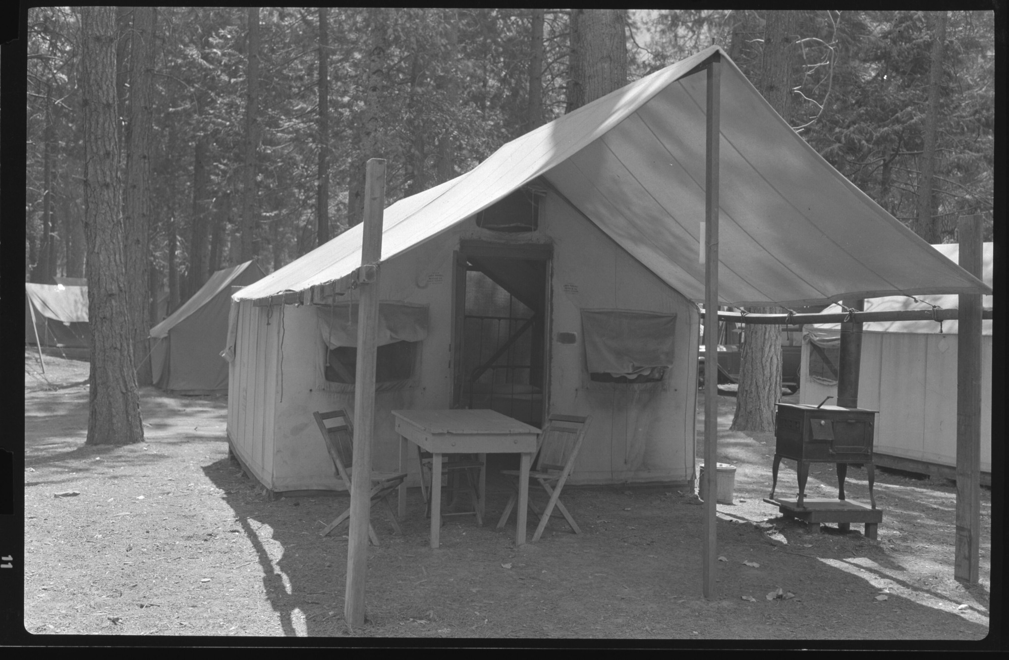 Housekeeping tent at Camp 16.