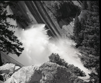 Spray from Nevada Fall - from trail to Nevada Fall.