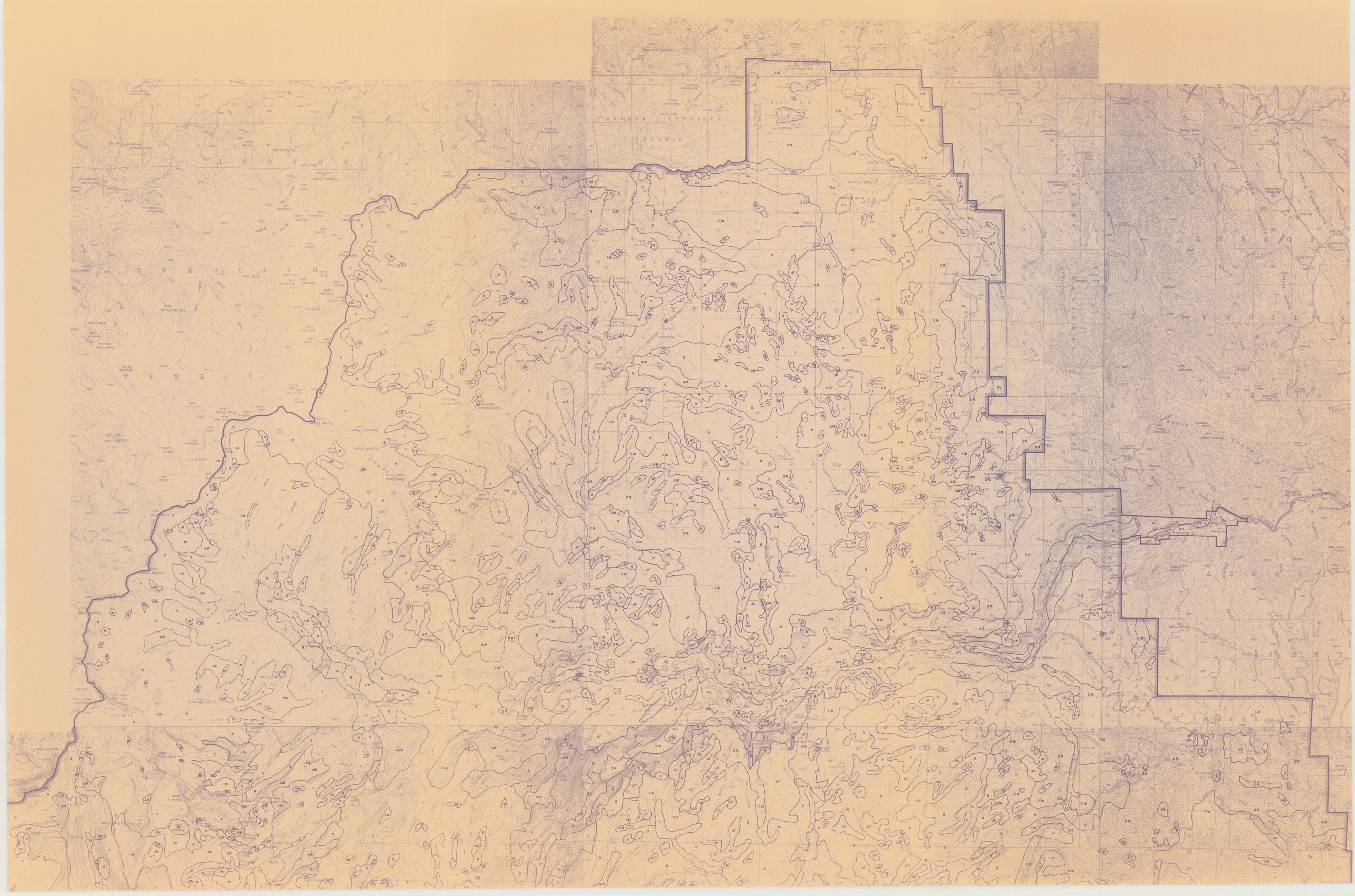Yosemite National Park Vegetation Types and Locations
