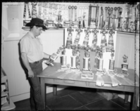 Walt Castle with NPS awards from Muly Days in Bishop, CA.